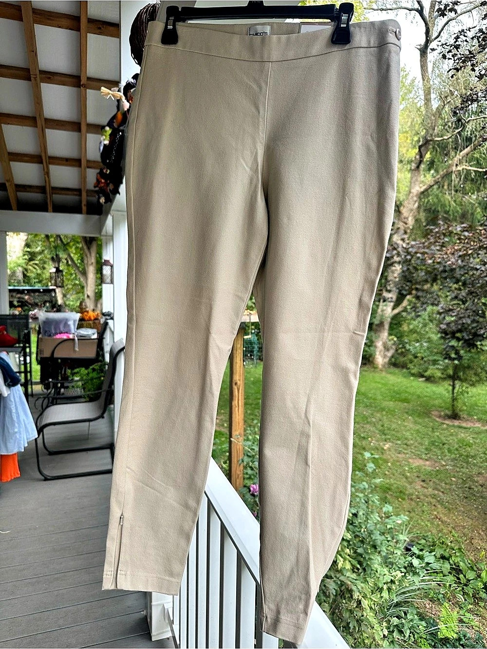 Chico's The Ultimate Fit Ankle Pants in Beige Size 1.5 NWT